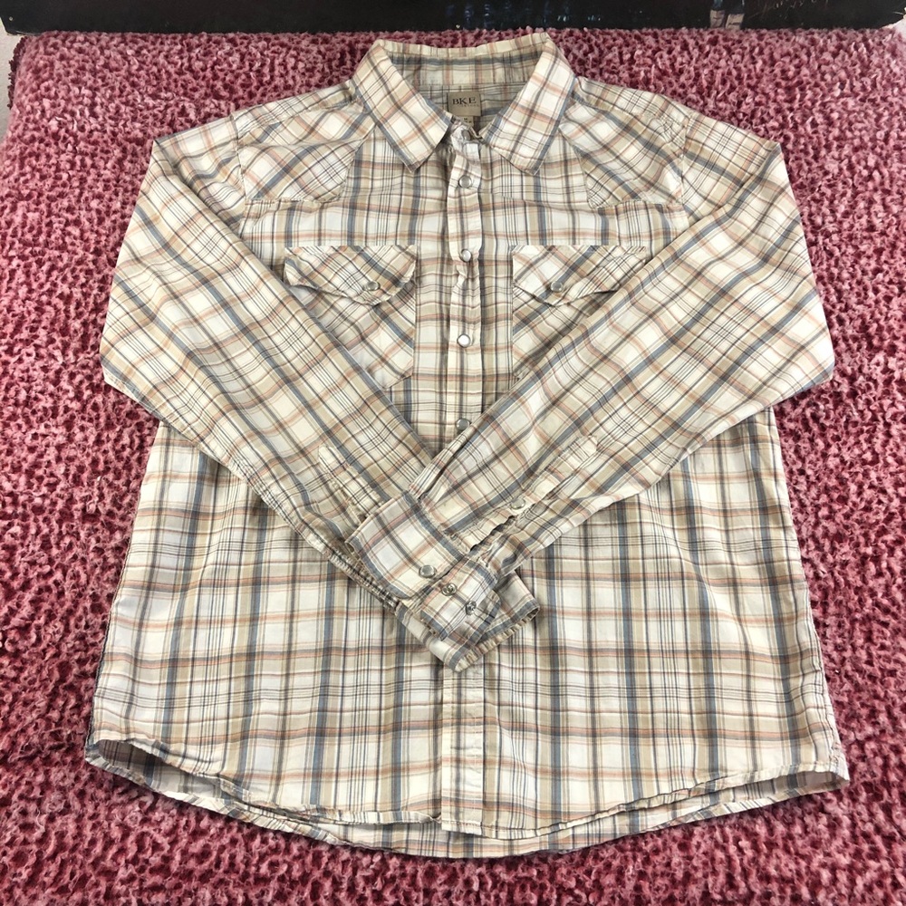 Men’s BKE Contour Pearl Snap Shirt